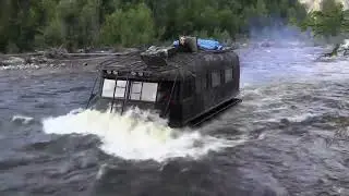 Гусеничный вездеход из ГСП (гусеничного самоходного парома)
