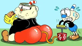 FAT CUPHEAD, Goodbye Bro!!! | The Cuphead Show - Cuphead DLC