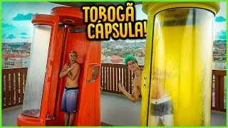 FUI EM UM TOBOGÃ DE CÁPSULA E VOCÊ NÃO VAI ACREDITAR!! ( PARQUE AQUÁTICO ) [ REZENDE EVIL ]