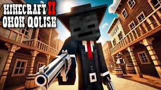MINECRAFTDA OMON QOLISH VA GROX BILAN JANG YADROVIY HALOKAT UZBEK DUBLAJ