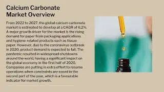 Calcium Carbonate Market | Industry Data Analytics | IDA