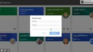 Creating a Class in Google Classroom