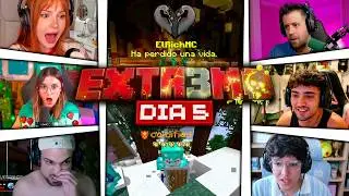 ALL THE DEATHS FROM DAY 5 | MINECRAFT EXTREME 3 | KARMA PLUS