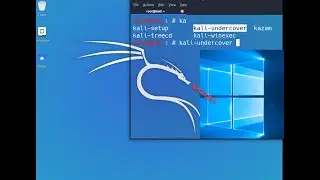 Kali Linux tarnt sich als Windows 10 - Undercover Mode  & PowerShell install.