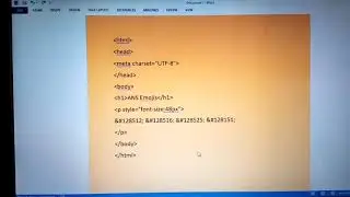 Create Emoji in HTML Webpage , Insert stickers in HTML , HTML Emoji , HTML Course , HTML tutorial