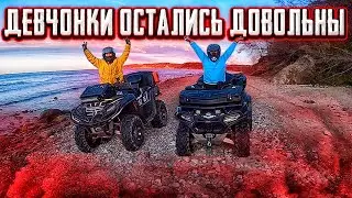 Девчонки остались довольны / На квадроцикле по Светлогорску