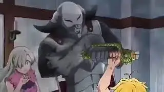Meliodas en sus modos demoniacos ( nanatsu no taizai)