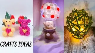 DIY-Showpiece, DIY Art & Craft From Foam Mesh and Paper, Great DIY-Room Decoration Ideas