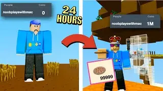 I Build The *BEST* Pizza Farm In 24 Hours.. (Hardcore Co op Save Slot) | ft. Aintnoobie
