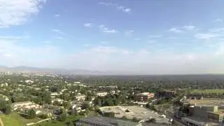 Test flight of DJI Phantom quadcopter with an ARRIS CM2000 gimbal