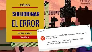 Cómo SOLUCIONAR el ERROR al INICIAR el Tlauncher MINECRAFT - GLFW  65542 - FÁCIL y RÁPIDO - 2020