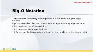 JavaScript Algorithms - 4 Big O Notation