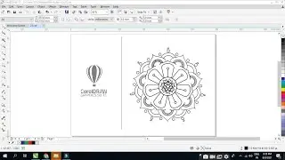 How to Make Line art Mandala Make in CorelDraw x7 |  Rangoli design kese banaye | 