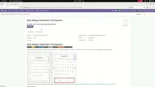 deskent web widget datepicker fulloptions |Odoo