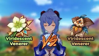 4P Viridescent Venerer VS 4P Scroll of the Hero of Cinder City | Genshin Impact |