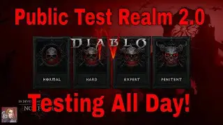 Diablo 4 2.0 Public Test Realm (Level 60 Cap, New Difficulties, New Skills!)