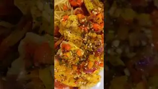 Baked tilapia and spaghetti #viral #cooking #shortvideo #foodie #viralvideo