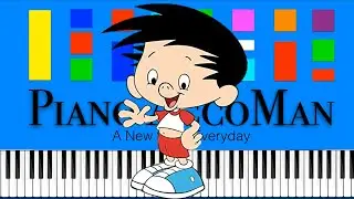 Bobby's World Theme Song Slow EASY Medium 4K Piano Tutorial