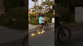 truco para echar chispas con tu bici