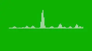 Copyright free Green Screen Audio Spectrum 
