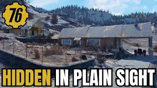 Fallout 76 Camp Build Tutorial - SECRET & Hidden Enclave Outpost