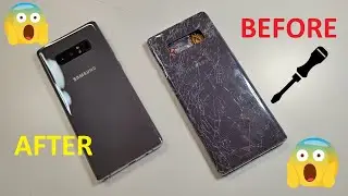 🤩 I found a crushed phone under the car. Samsung Galaxy Note 8 Restoration