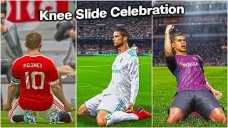 Knee Slide Celebrations From PES 2005 to 2023