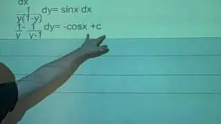 Differential Equations separation of variables