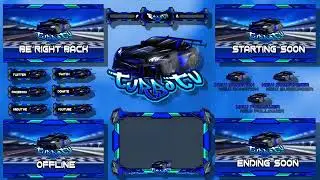 Animated Twitch Overlay I Made for a Client 🔥 | Stream Design Showcase