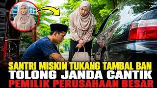 THOUGHT TO BE A NOBODY, THIS STUDENT TIRE PATCHER CHANGED THE LIFE OF A WEALTHY WIDOW!