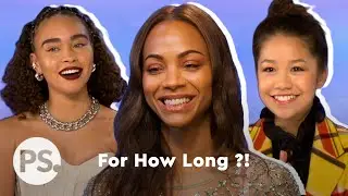 Zoe Saldaña and "Avatar 2" Cast Know James Cameron's Reaction | POPSUGAR