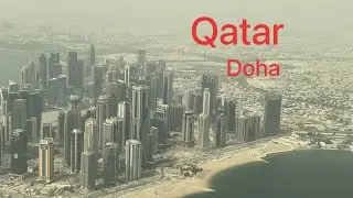 Flying from doha airport Qatar 