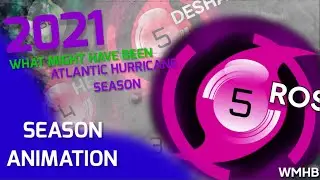 2021 What-Might-Have-Been Atlantic Hurricane Season animation