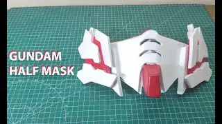 How to make RX-0 Unicorn Gundam Destroy Mode Gunpla Face Mask