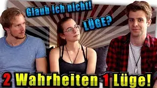 Erkennst du die Lüge? - 2 Wahrheiten 1 Lüge