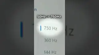 50Hz Vs 750Hz is Insane! 