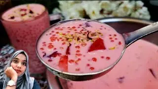 Rose Milk Recipe | Ramadan Special Recipe | Summer Recipe | Rose Milk Sago