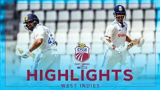 Extended Highlights | West Indies v India | Jaiswal 143* | 1st Cycle Pure Agarbathi Test Day 2