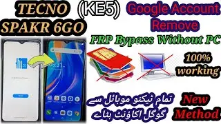 TECNO SPARK 6GO FRP BYPASS:TECNO SPARK 6GO (KE5) GOOGLE ACCOUNT BYPASS