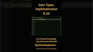 String Data Type in Python.Fundamental datatype
