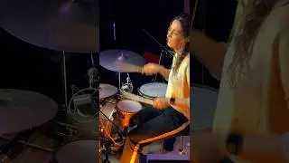 Funky Drummer groove. Still not perfect, though. It isn’t straightforward. #drums #drummer #drumming