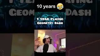 1 Minute vs 10 Years Playing Geometry Dash!