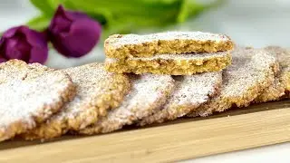 Cookies without flour, eggs and sugar! Only healthy ingredients!