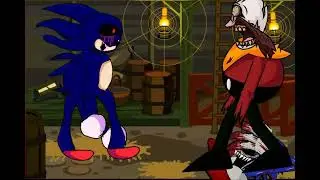 sanic exe vs every character from the Sonic EXE version 2 mod
