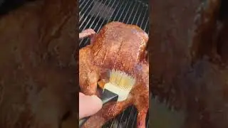 Smoked Duck on the Weber Kettle Grill #shortsonyoutube