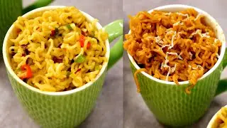 3 Minute Maggi Recipe - 2 Flavors - CookingShooking Bites