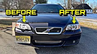 Replacing my Volvo V70R’s WEAK headlights with POWERFUL NEW HIDs!