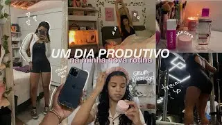 UM DIA NA MINHA *nova rotina produtiva* 💞🧘🏽‍♀️✨