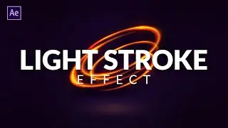 After Effects Tutorial - LIGHT STROKE WITH SABER FREE PLUGIN