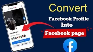 Create Facebook page||convert Facebook account into Facebook page Very Easy Method||